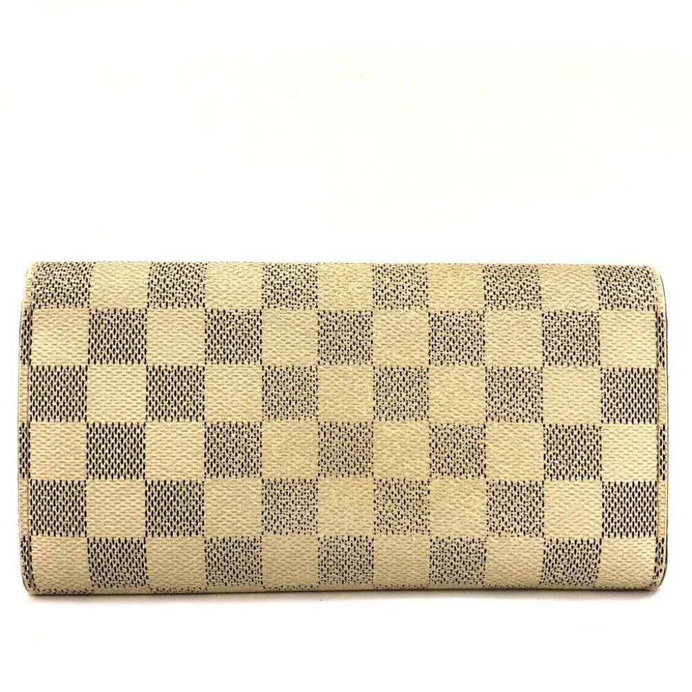 ❌SOLD❌Authentic Louis Vuitton Damier Azur Portefeuille Emilie Long Bifold Wallet - Picture 4 of 8